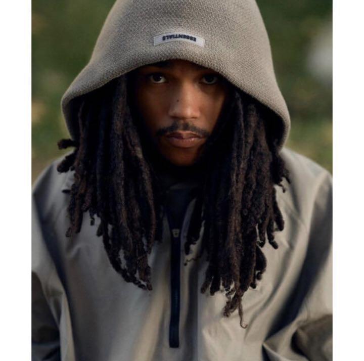 格安100%新品 XL トープ ニット フーディ QG0Lk-m30931149582 Essentials knit hoodie 最新作安い