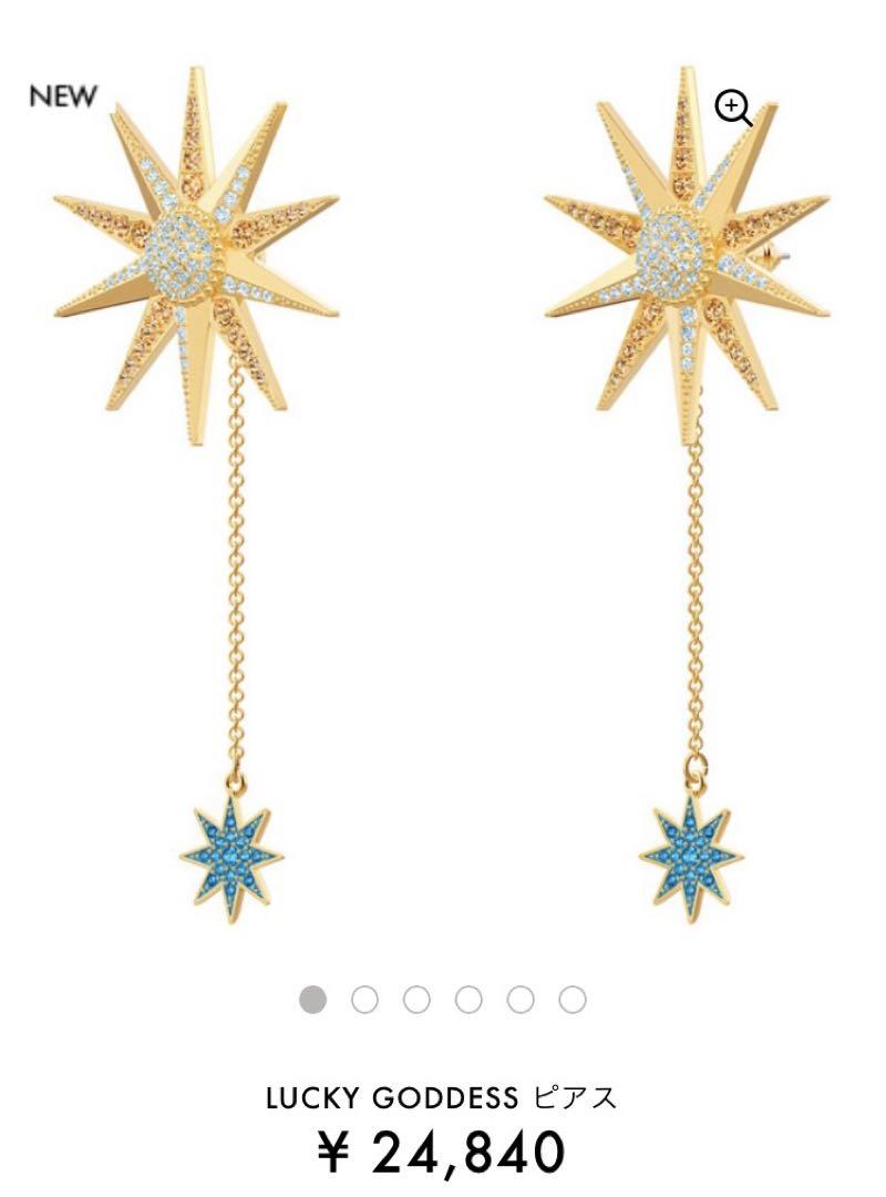 SWAROVSKI LUCKY GODDESS ピアス　新品未使用　正規品