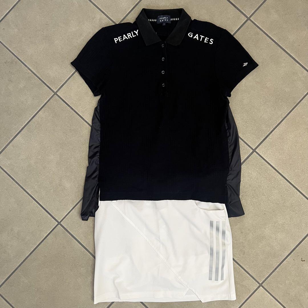Pearly gates adidasゴルフ　パーリーゲイツ　セットアップ　M
