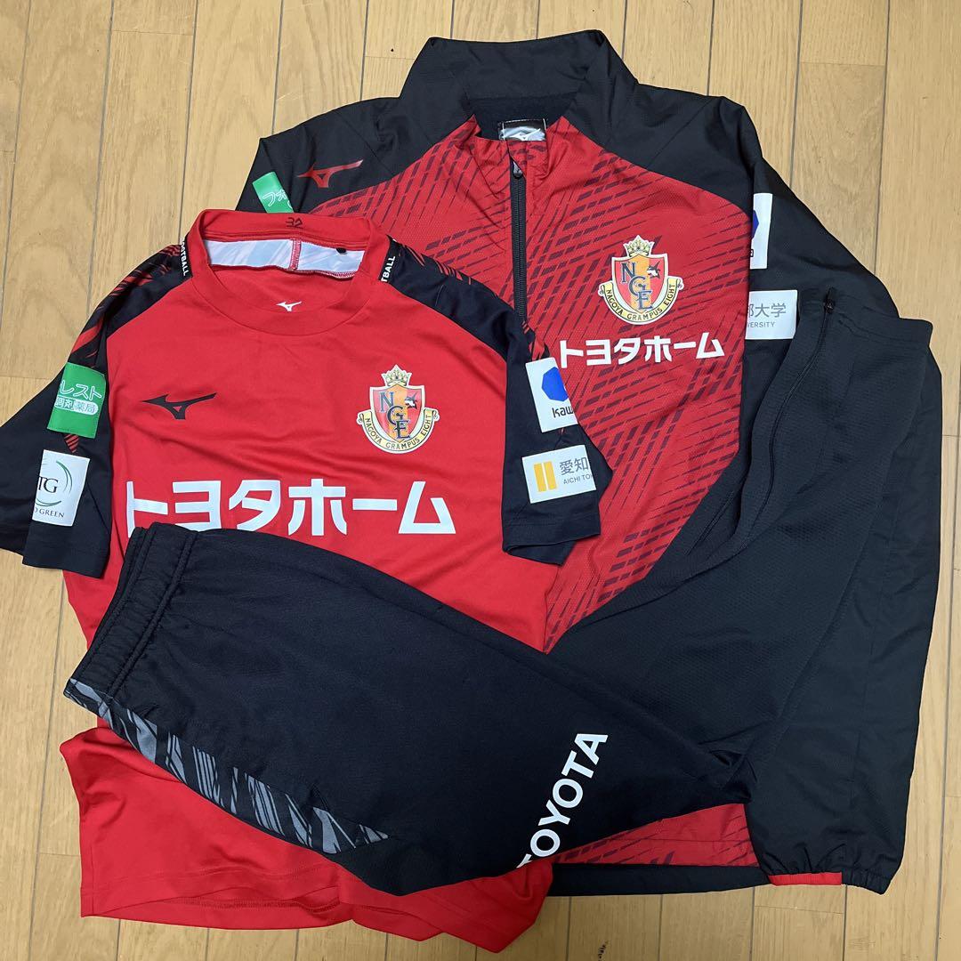 【プロ支給品】名古屋グランパス　選手実使用　ウォーマージャケット　練習着　セット