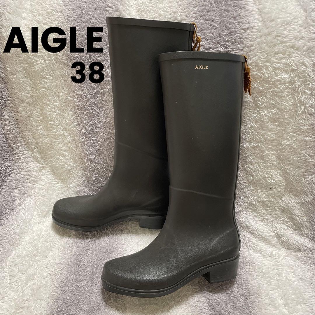 s160h AIGLE エーグル レインブーツ ロングブーツ ラバーブーツ 長靴