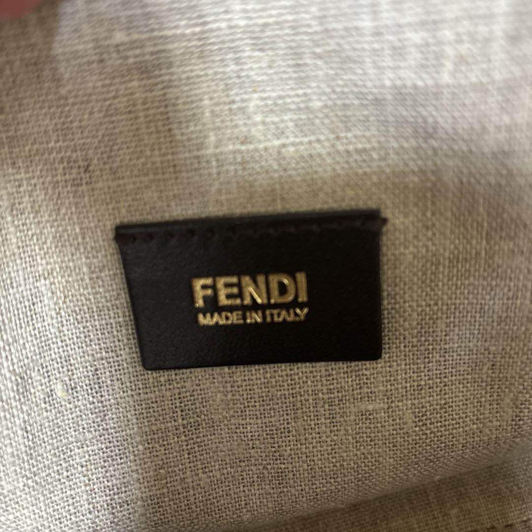FENDI フェンディ カメレオン キャンパス/レザー 2wayバッグ 画像12