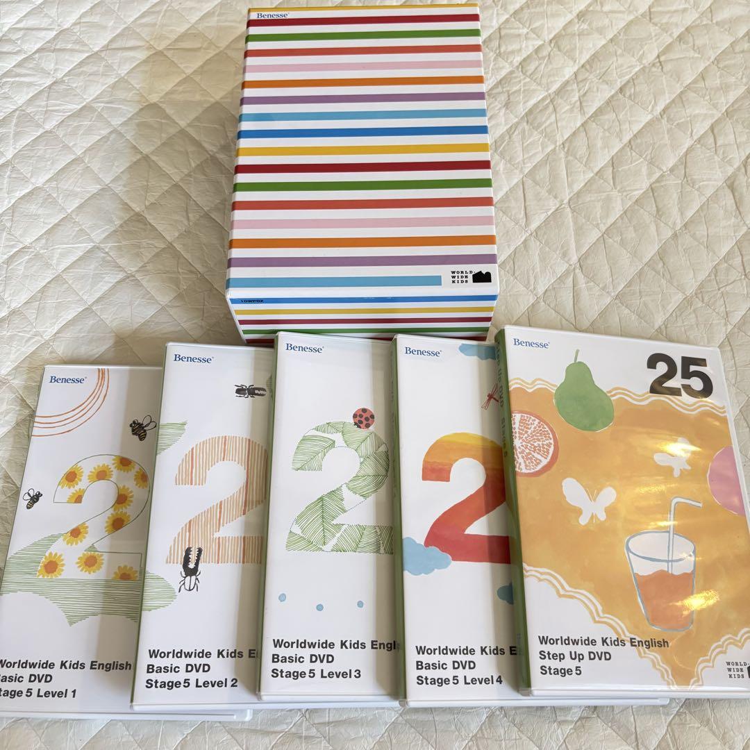 正規購入　ベネッセ　ワールドワイドキッズ　教材セット CD DVD パペット