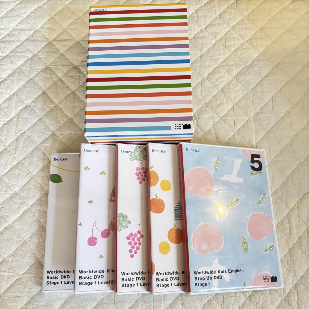 正規購入　ベネッセ　ワールドワイドキッズ　教材セット CD DVD パペット