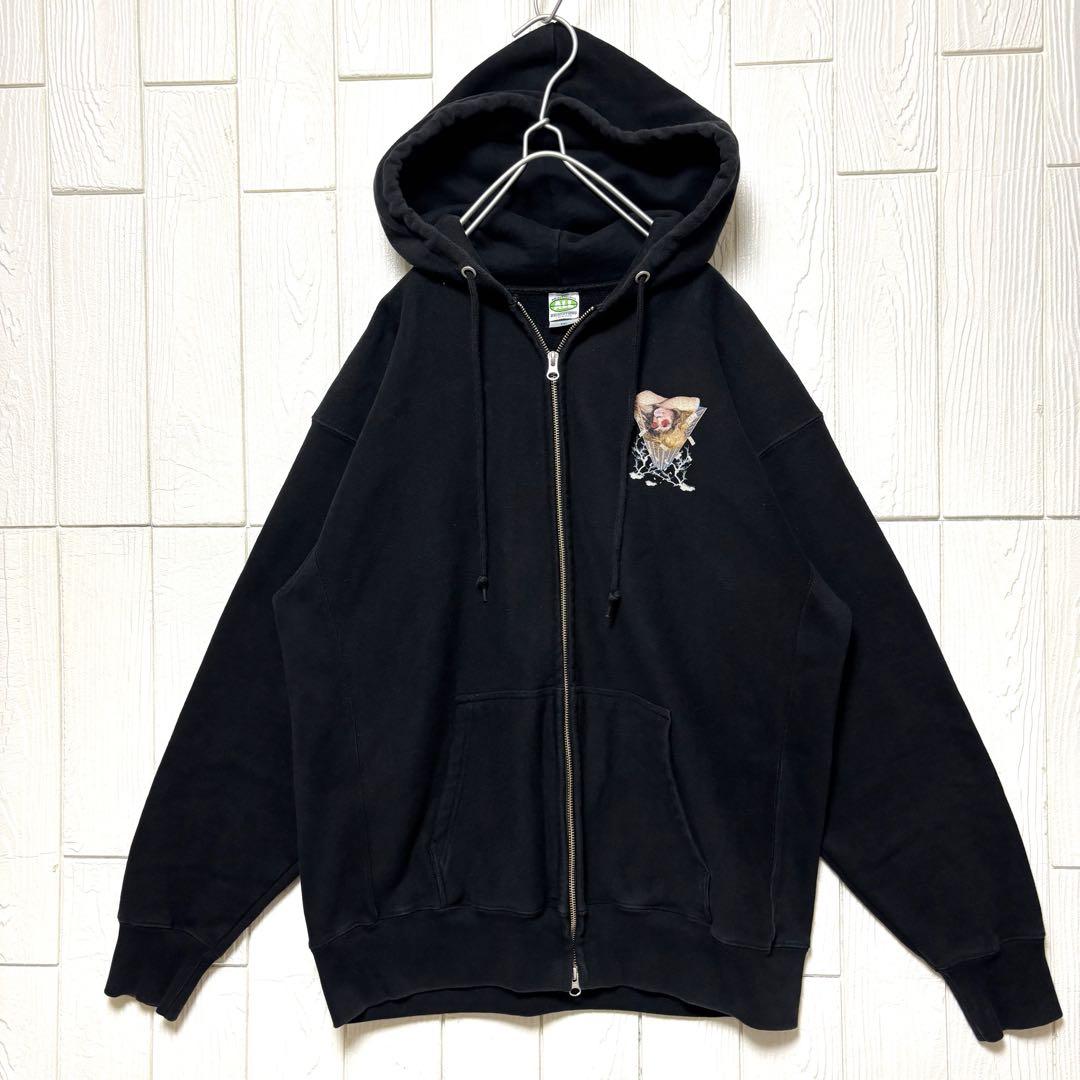 2021AW DALL CLOTHING フルジップ パーカー 黒 2XL