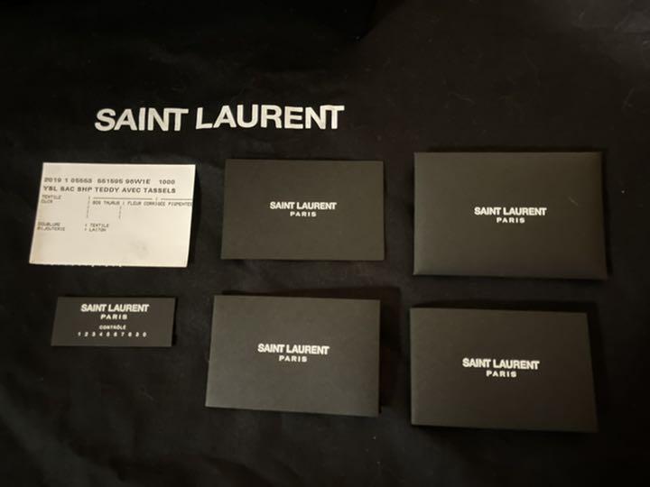 ストラップ☮ SAINT TEDDYキャンバストートバッグ QbX5K-m30947091424 LAURENT バッグ