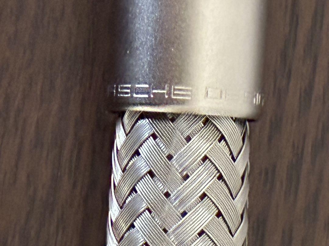 ポルシェデザイン PORSCHE DESIGN 万年筆 P'3110 銀メッシュ