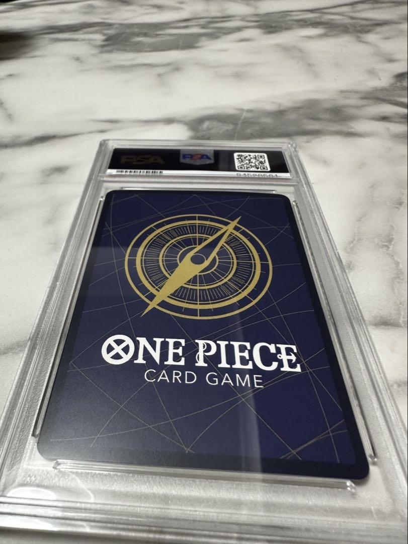 ONE PIECEカード　ルフィ 尾田栄一郎サイン PSA10
