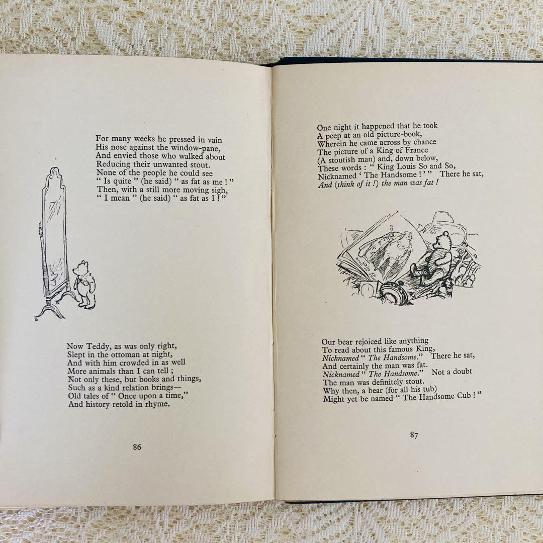 洋書　古書　1926年刊行　『ぼくたちがとてもちいさかったころ』　A・A・ミルン