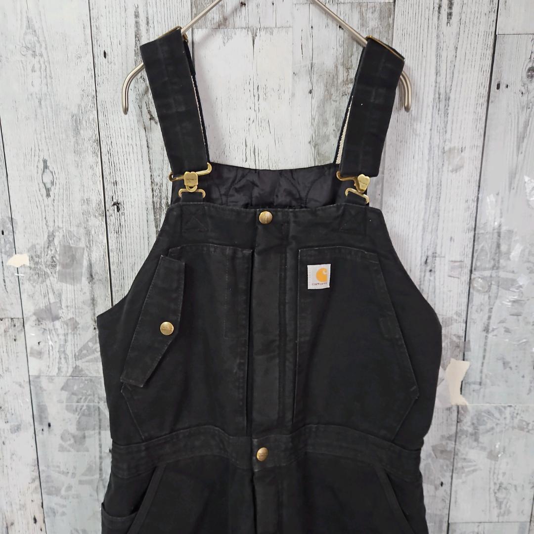 【Carhartt】カーハート ダック地 オーバーオール ダブルニー L相当