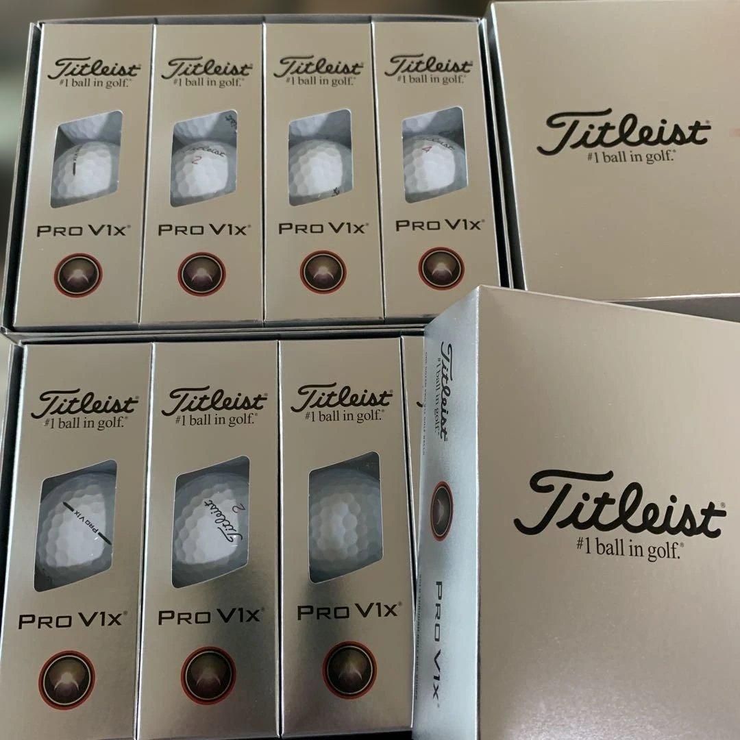 Titleist Pro V1x ゴルフボール 12個✖️2