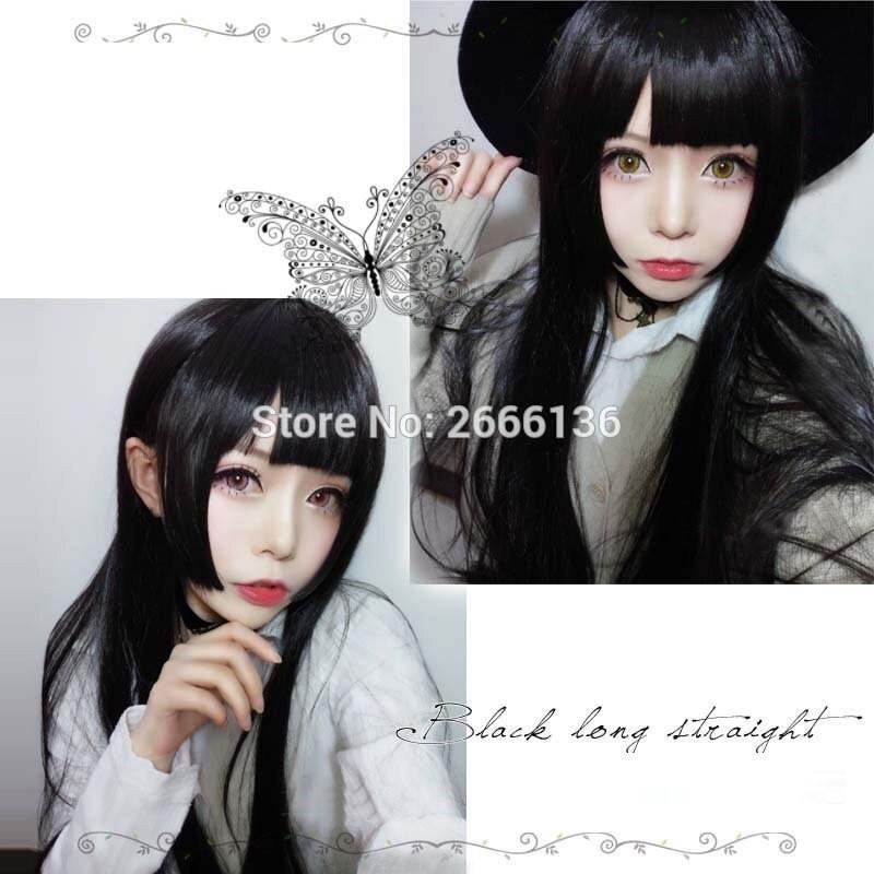 匿名即発送☆ウィッグ ロング かわいい 姫カット ブラック 原宿系 ロリータ - メルカリ 匿名即発送☆ウィッグ ロング かわいい 姫カット ブラック 原宿系 ロリータ - メルカリ