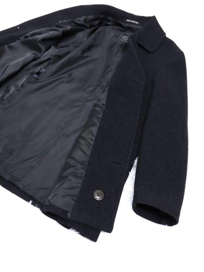 美品 英国製 GLOVERALL COLLECTION Pコートチャコールグレー