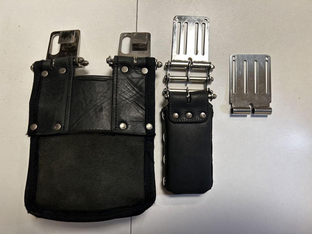 【美品】【今週だけ値下げ】ニックス　腰袋 ニックス 超軽量3段チェーン後付けタイプ 腰袋: 作業衣料・現場