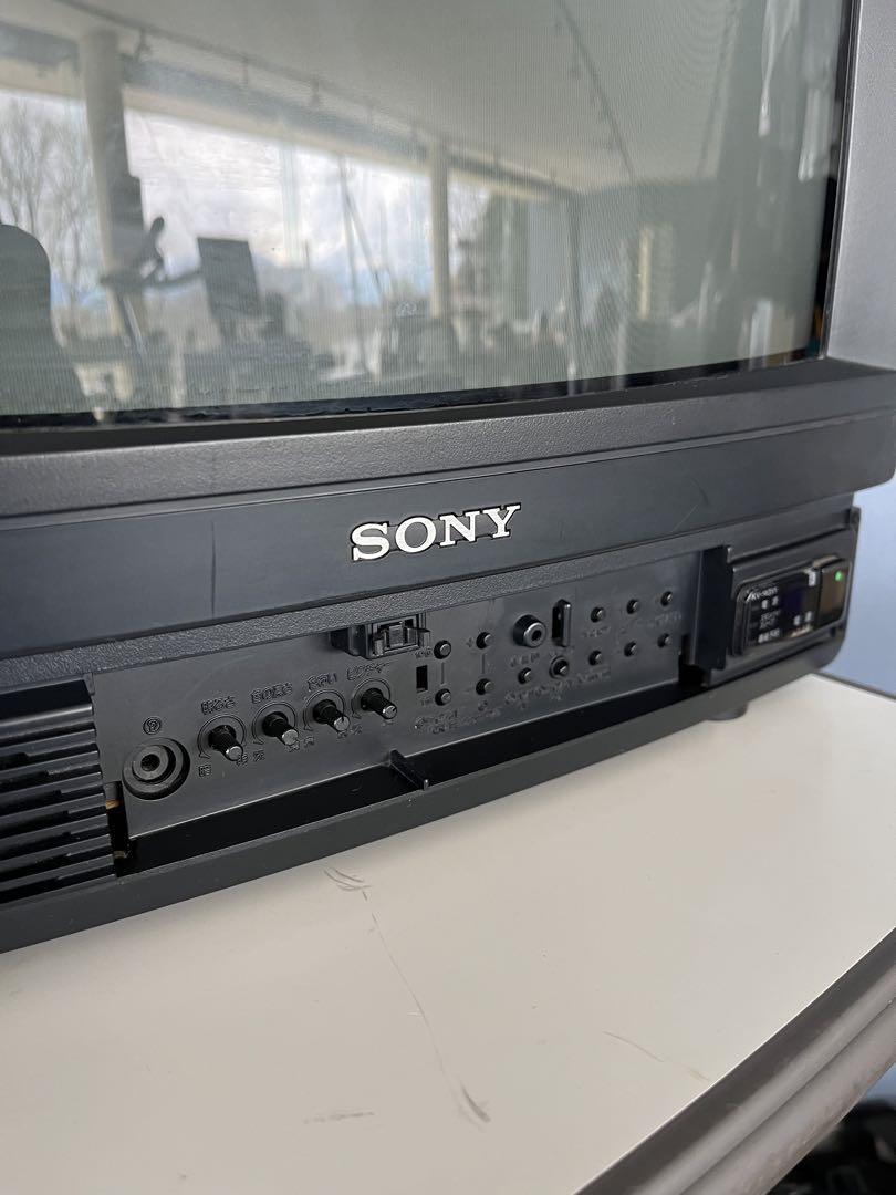 昭和物リモコン付SONY ブラウン管テレビ