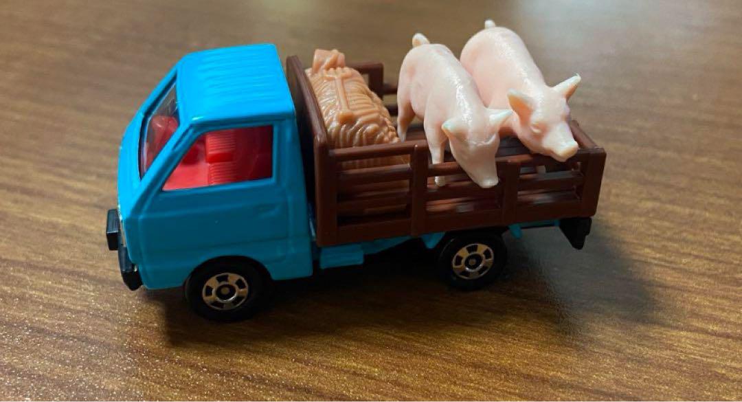 【60％OFF】 1/55 スズキ No.39」 「トミカ 家畜運搬車(ブルー) キャリィ ミニカー