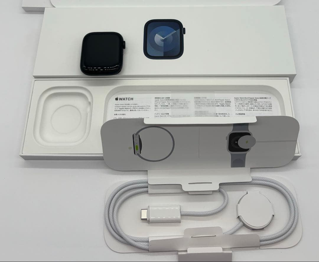 Apple Watch Series 9 Midnight 45mm新品充電器