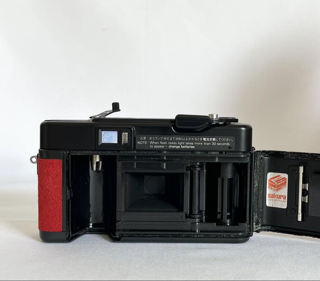 【希少 完動品】Konica C35 AF2 フィルムカメラ 動作確認済 レッド