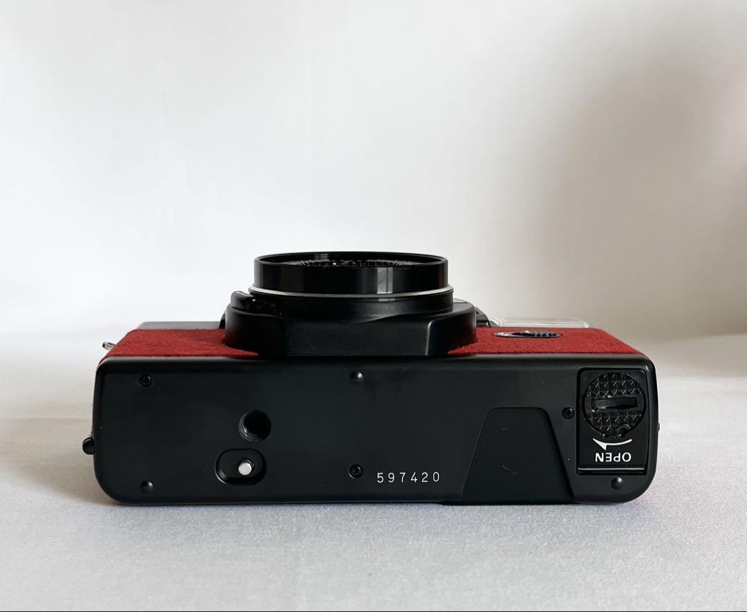 【希少 完動品】Konica C35 AF2 フィルムカメラ 動作確認済 レッド