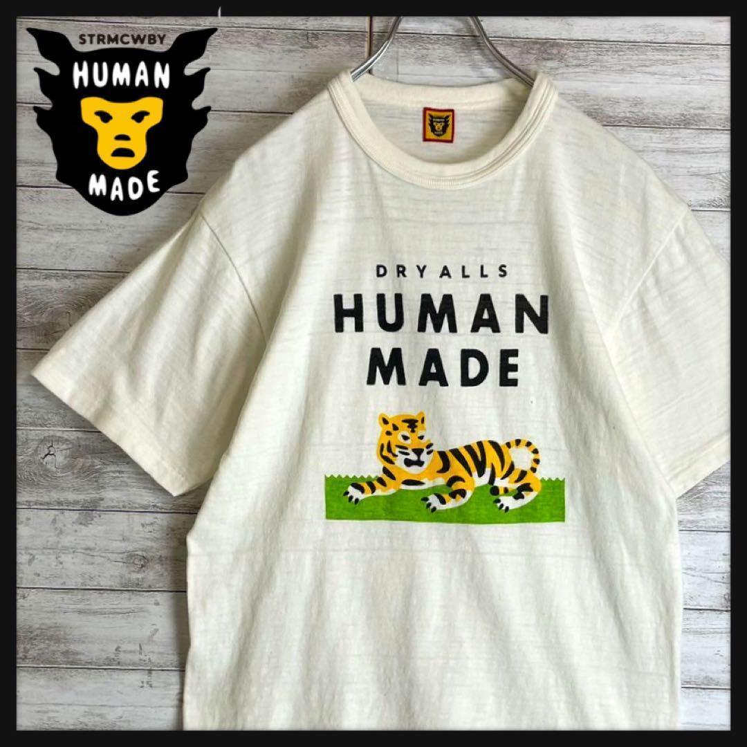 【完売モデル】ヒューマンメイドタイガー センター デカロゴ Tシャツ 激レア