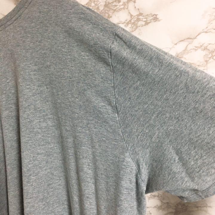 低価限定品 ナイキ ビッグサイズTシャツ グレー 2XL T714z-m30964066254 ワンポイント刺繍 スウォッシュロゴ 総合1位