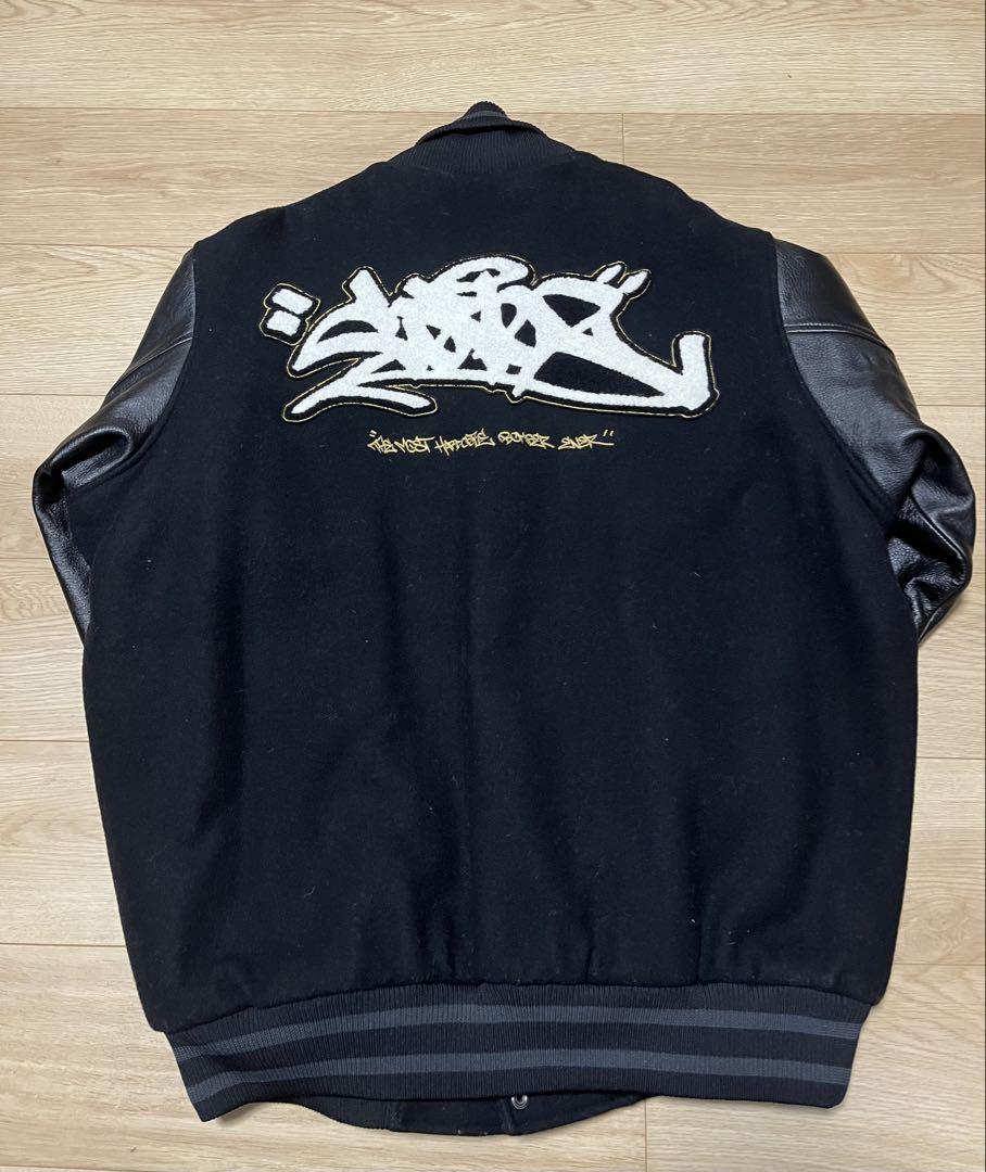 激レア 美品 still diggin × cope2 本革 スタジャン XL