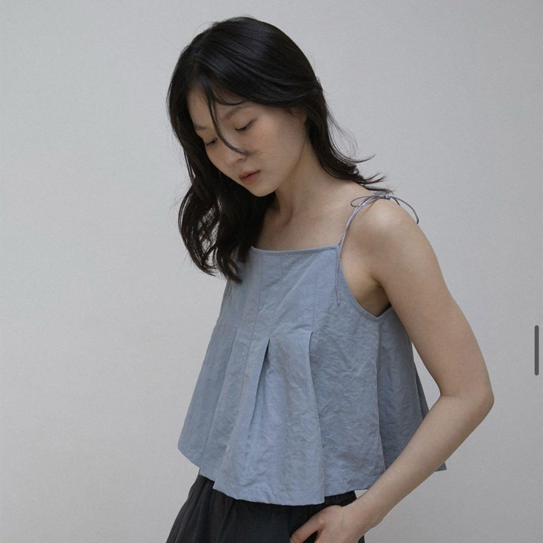 Pleated Cami Top / OHOTORO