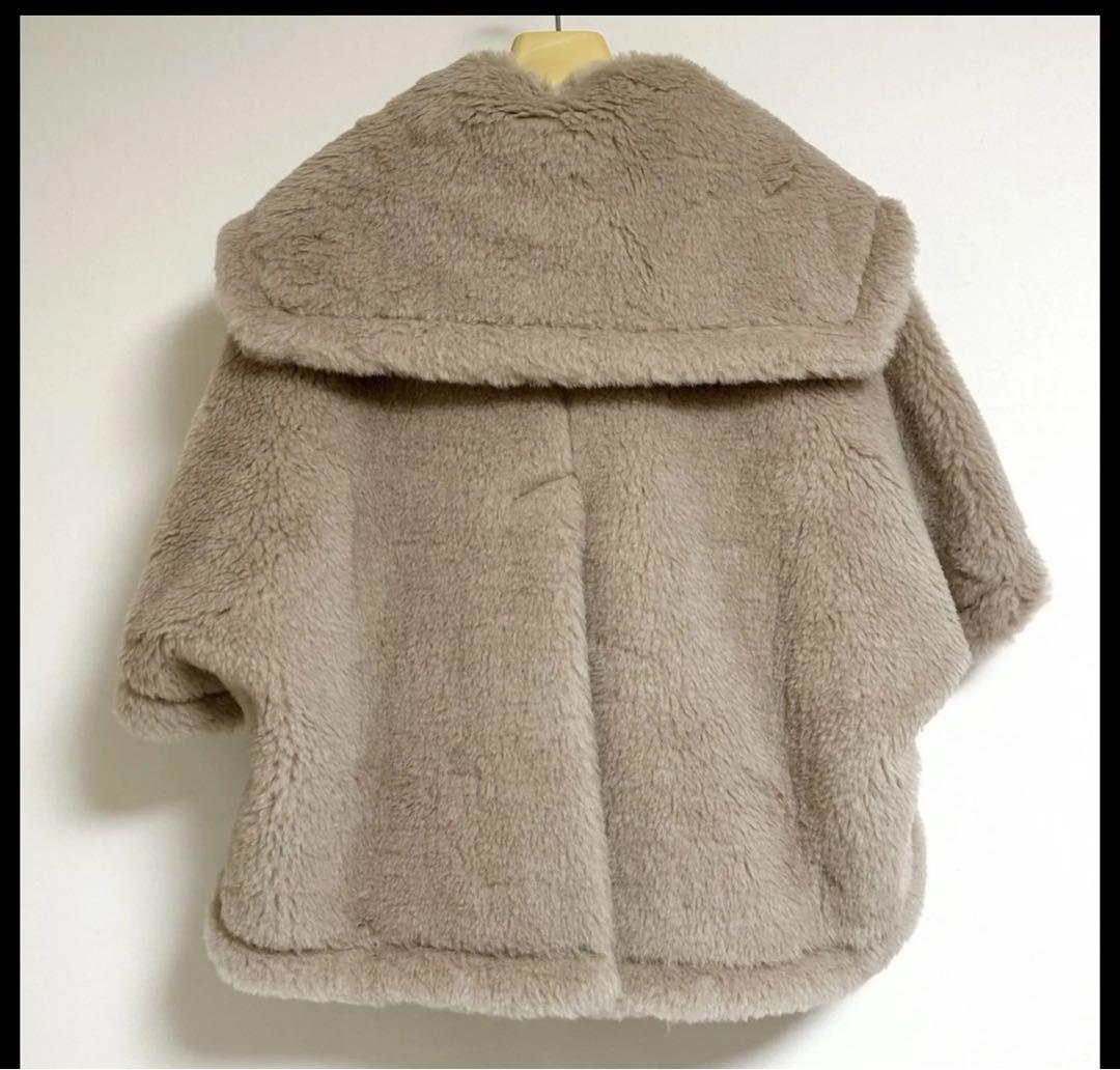 限定SALE‼︎ MAX MARA CAMBUSA テディベア ケープ ポンチョ