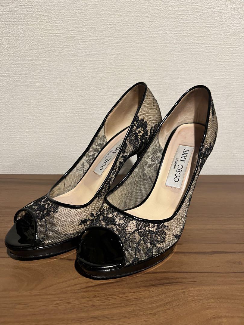 JIMMY CHOO ジミーチュウ レース パンプス