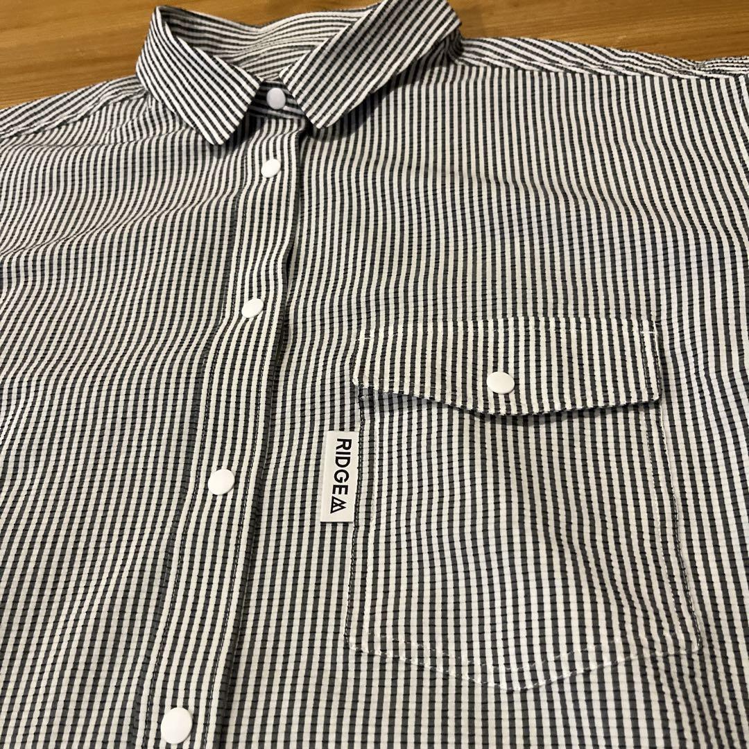 RIDGE MOUNTAIN GEARベーシックロングスリーブシャツ ストライプ