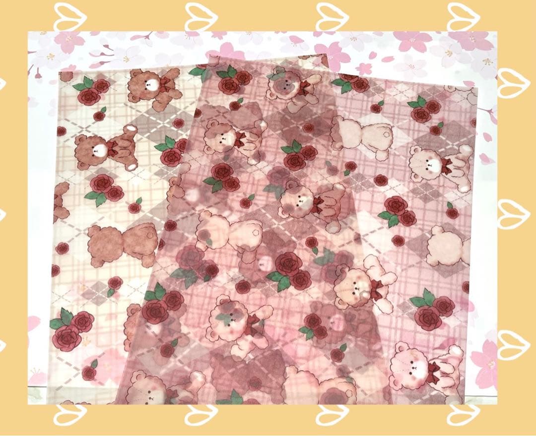 ciel様♡七色の海様コラボ トレーシングペーパー 7種類 各5枚 激安な