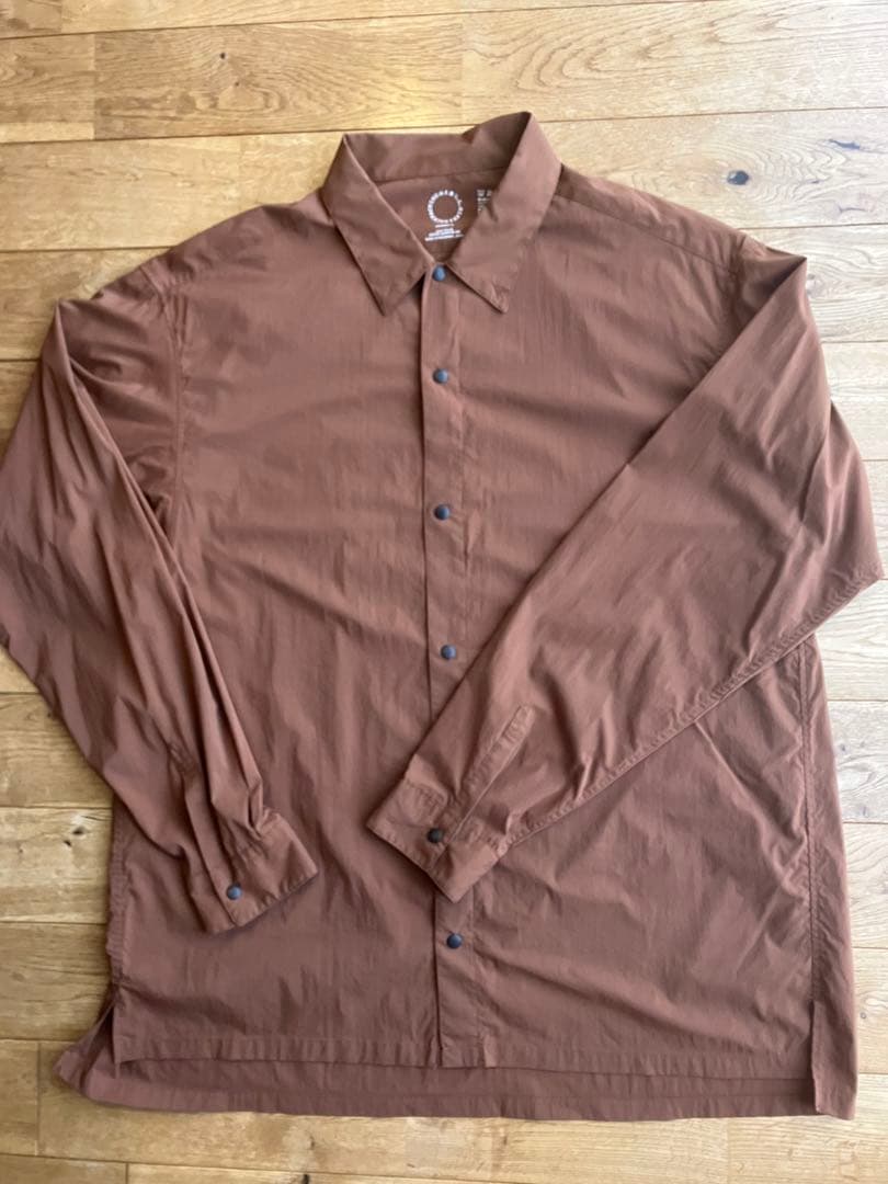 山と道ULshirt brown 茶色 castiello.com