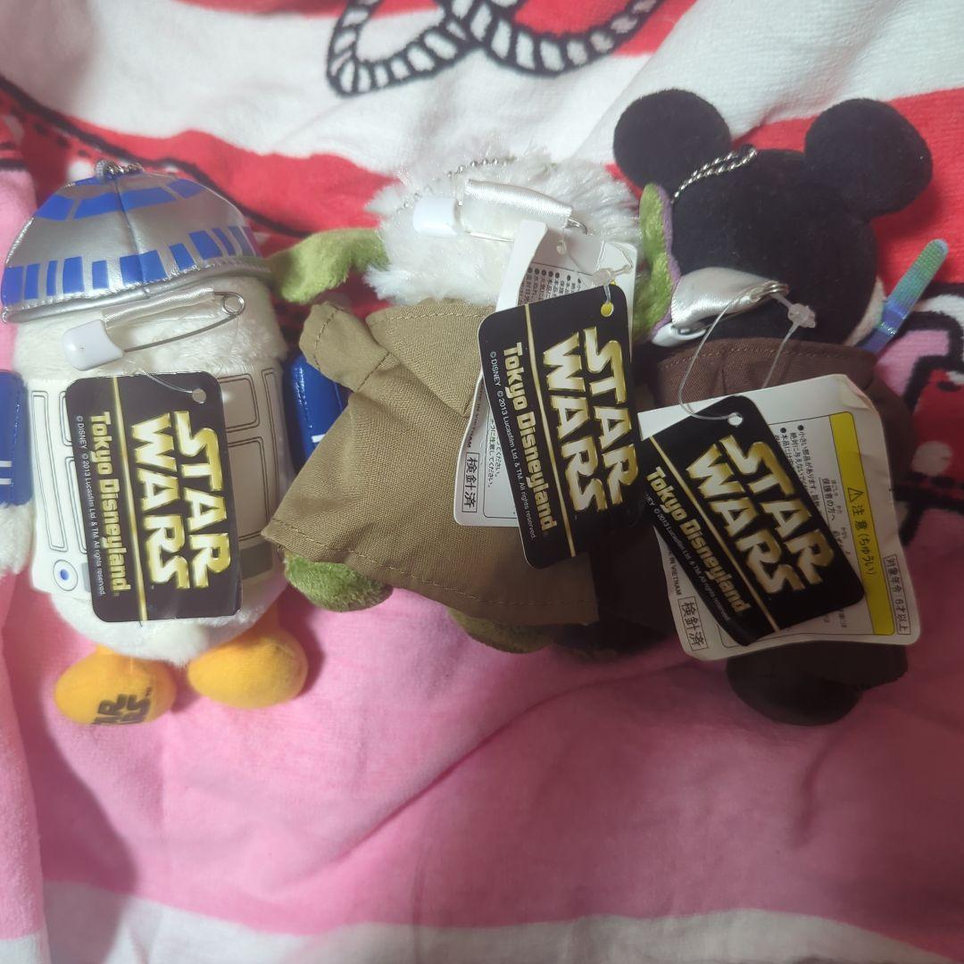 TDL☆ スターツアーズ ミッキー スティッチ ドナルド ぬいぐるみバッチ
