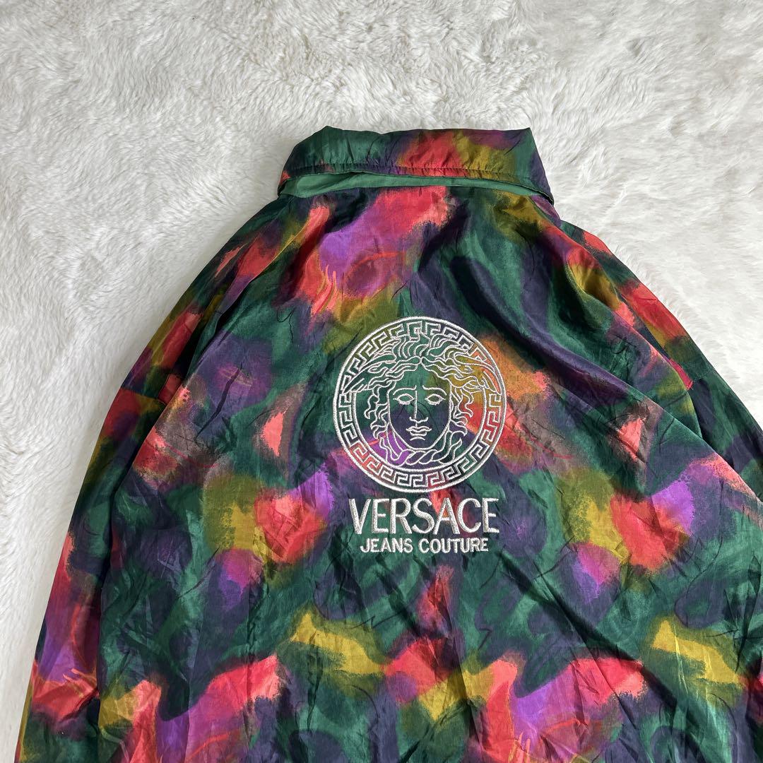 VERSACE JEANS COUTURE/メデューサ 刺繍 マルチカラー