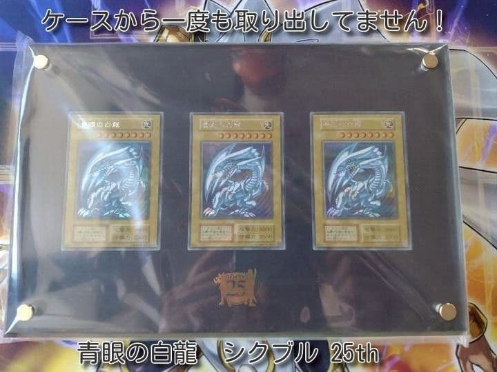 海馬セット　25th　シクブル　ディスプレイケース 　青眼の白龍　ブルーアイズ