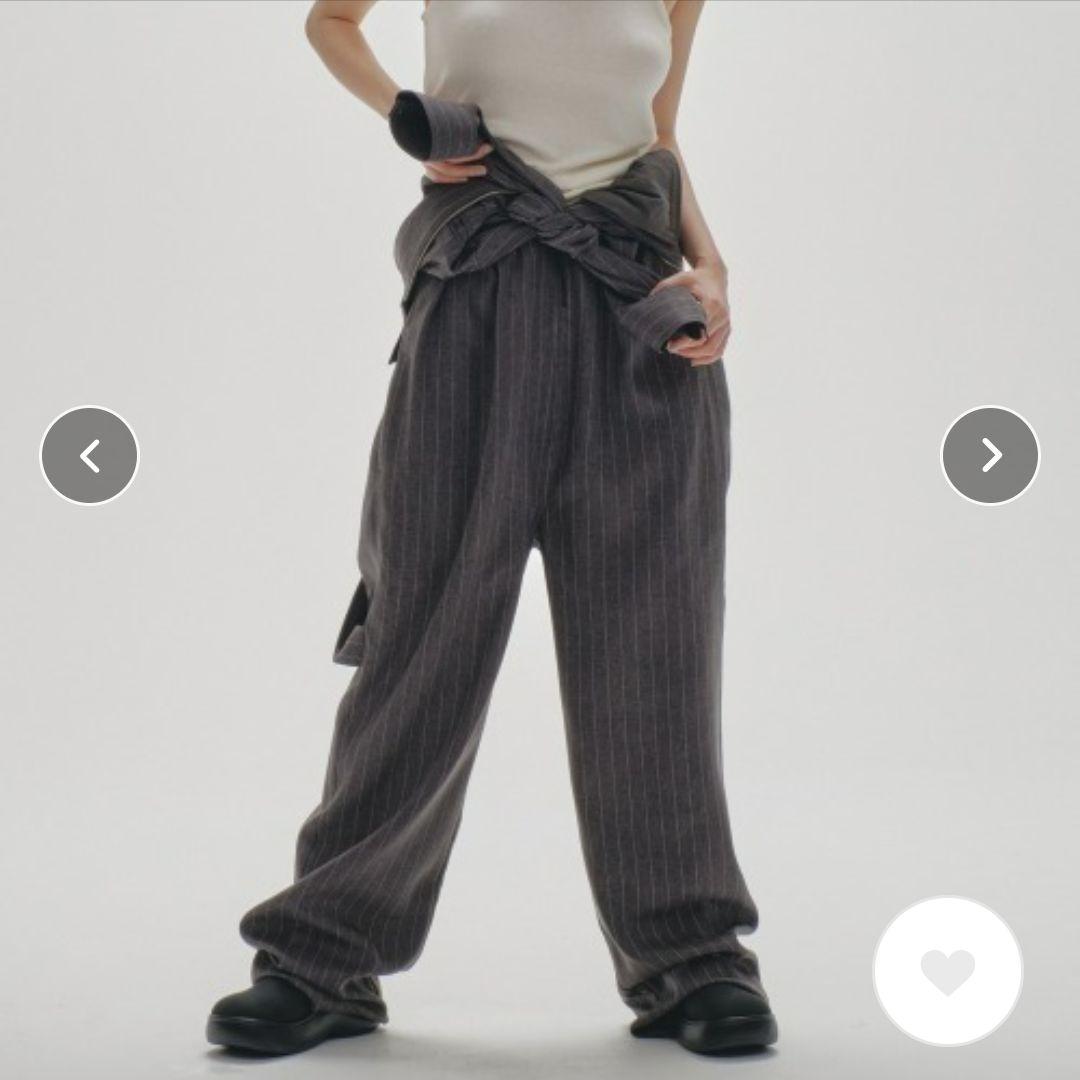 【美品】38 TODAYFUL ストライプジップコンビネゾン つなぎ 【美品】38 TODAYFUL ストライプジップコンビネゾン つなぎ