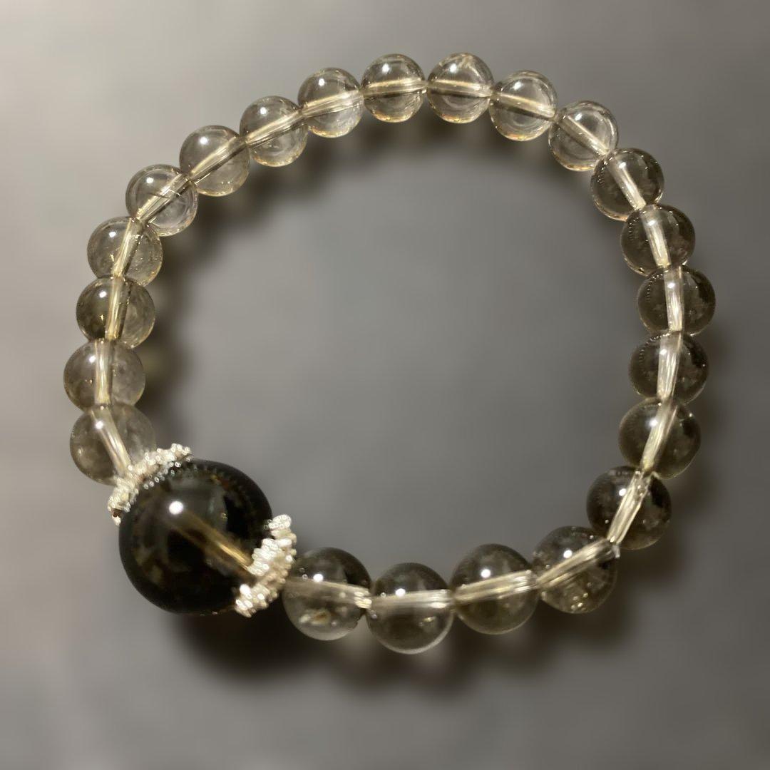 スモーキークォーツ ブレスレット 10mm 17～19cm M～LL サイズ