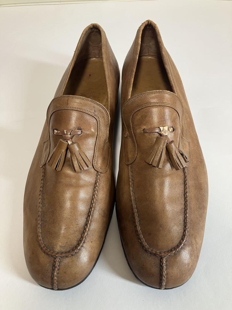 GUCCI グッチ タッセル ローファー 45 30 29.5 11 ベージュ