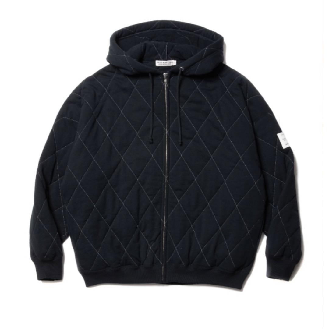 COOTIE Quilting Sweat Zip Hoodie 画像1