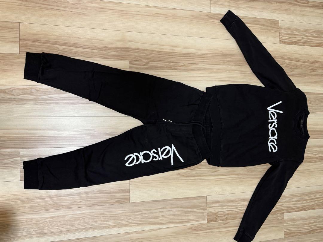 Versace 黒 スウェットセット