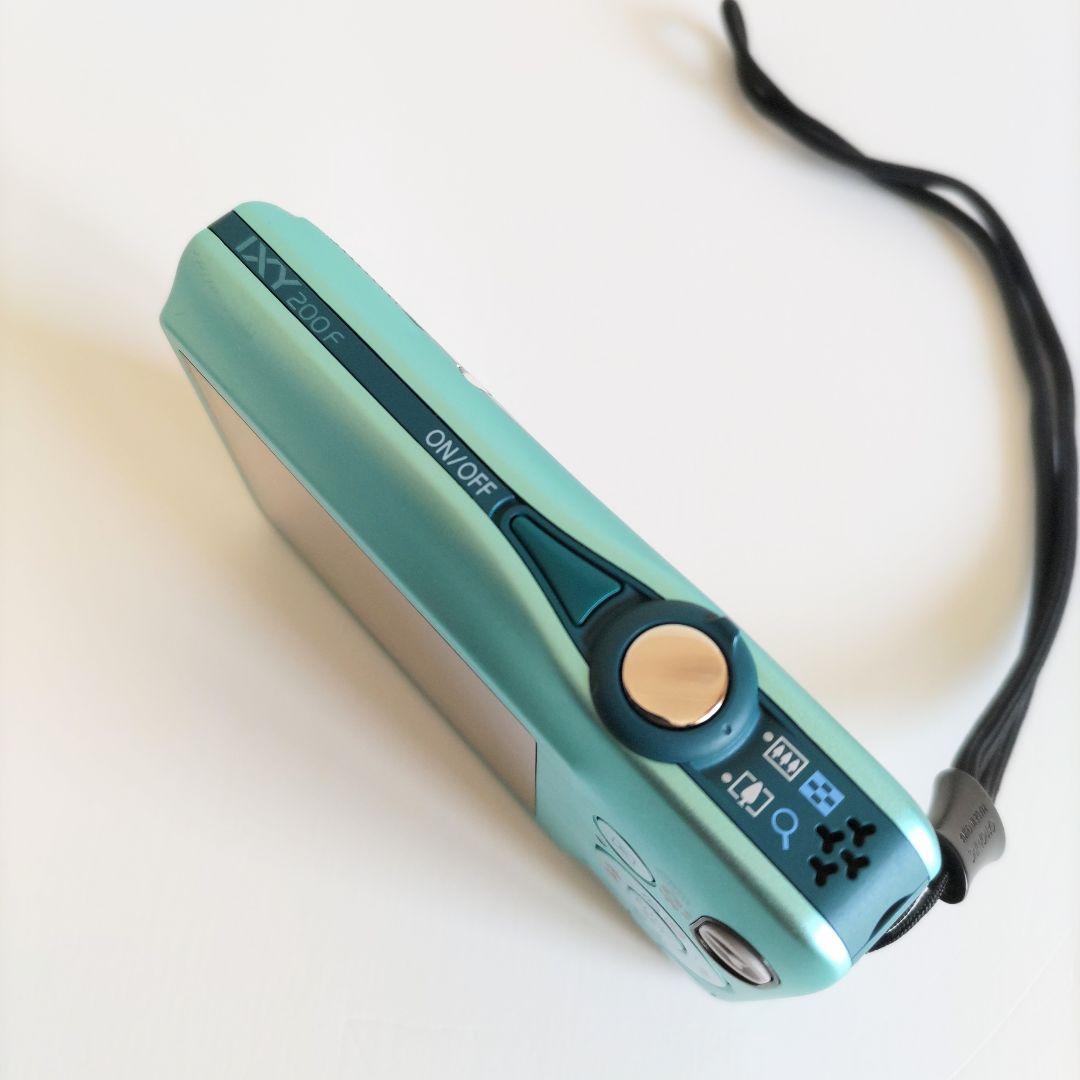 動作品 Canon デジカメ IXY 200F グリーン