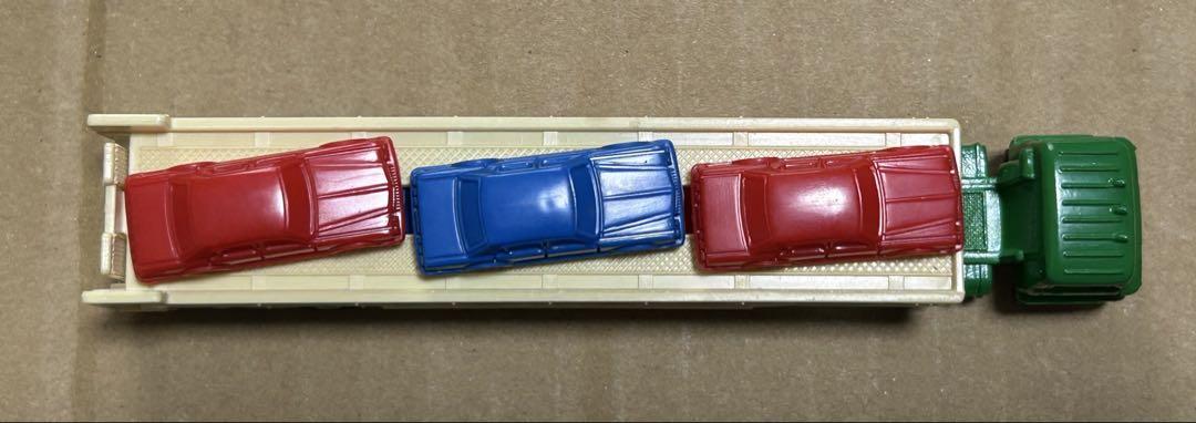 ロングトミカ 日野 カートランスポーター 緑ベッド