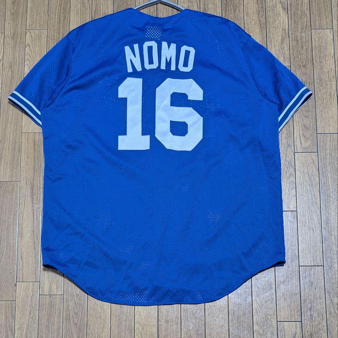 90s USA製 マジェスティック ドジャース 野茂英雄 ユニフォーム