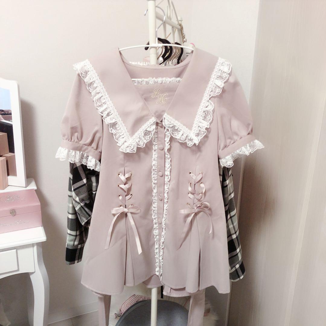 Secret Honey レースフリル変形セーラーセットアップ