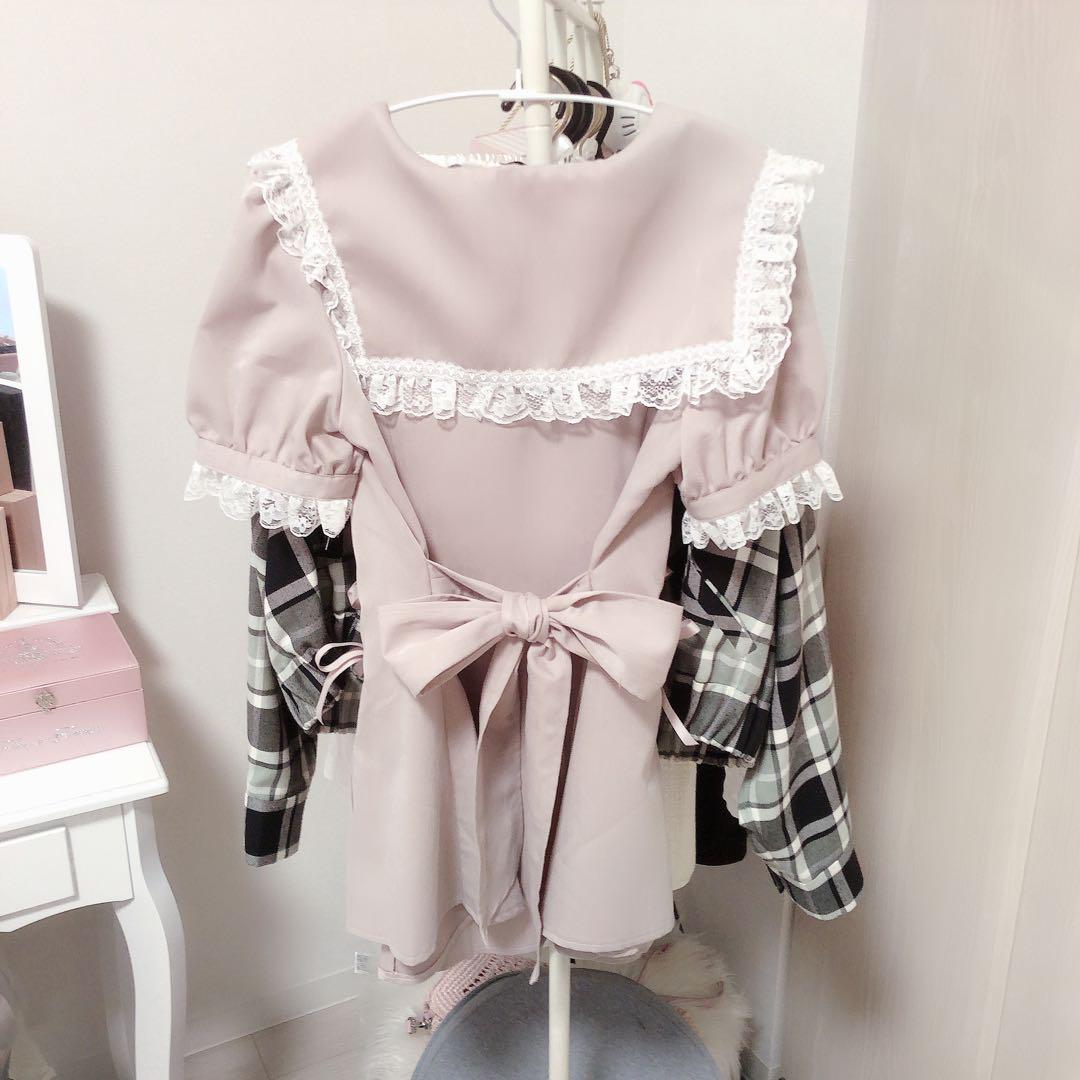 Secret Honey レースフリル変形セーラーセットアップ