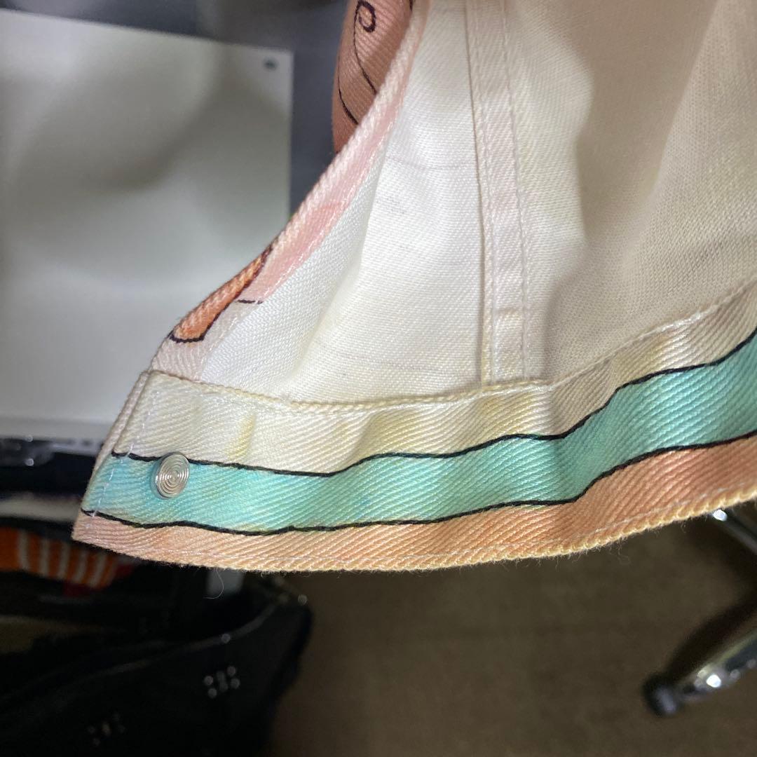 カサブランカ Casablanca デニムジャケット 古着 アートペイント