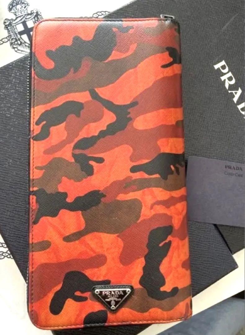 新品★プラダ★クラッチバッグ★パスポート スマホケース★長財布★カモフラ★迷彩柄小物