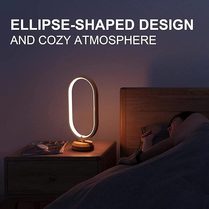 【大人気】LED 木製　デスクランプ、寝室　ベッド　サイド　ナイト　ライト 9,375円