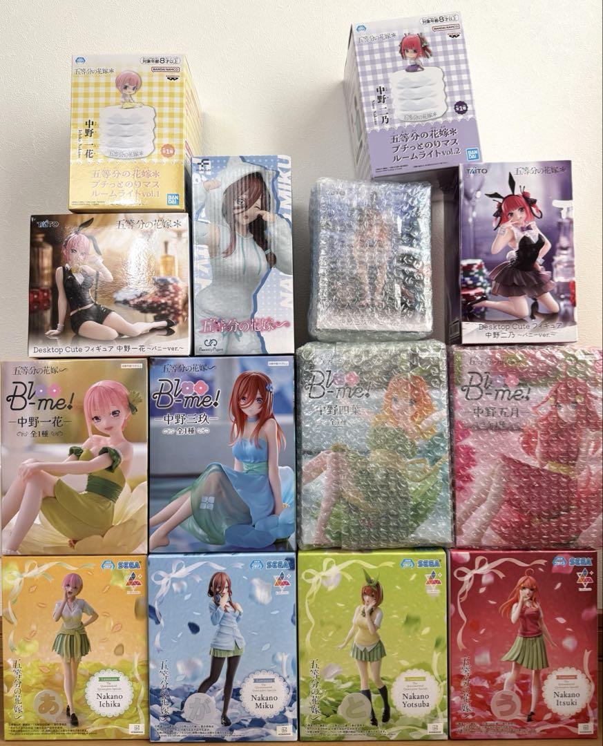 14個セット！五等分の花嫁　フィギュア　まとめ売り