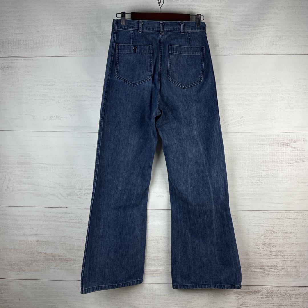 80s US.NAVY デニム セーラーパンツ ヴィンテージ IDEAL USN